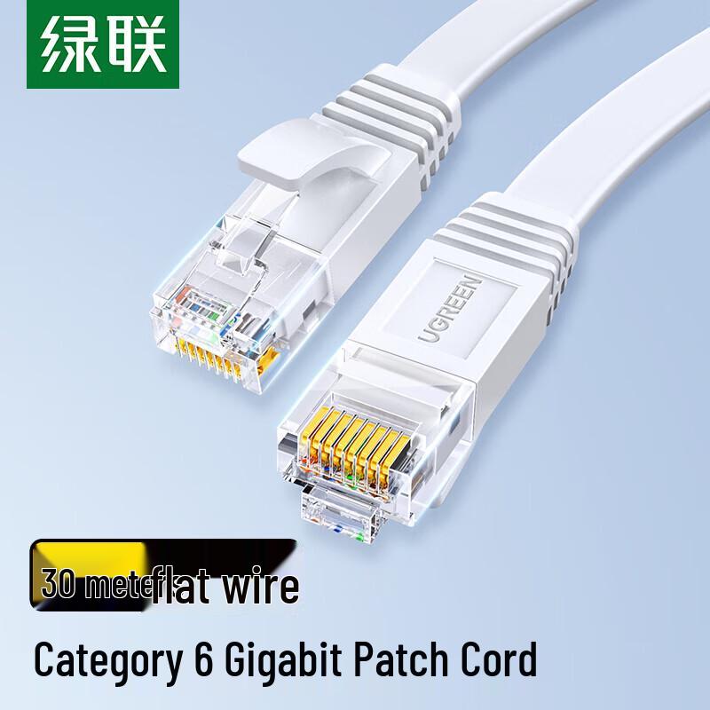 UGREEN CAT6 Flat Ethernet Cable
UGREEN CAT6 Flat Ethernet Cable