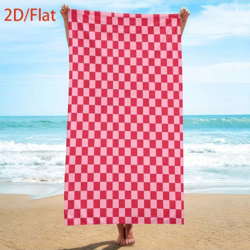 1pc 2D/Flat Extra-Large Microfiber Beach Towel | Soft, Lightweight, Portable, High Absorbency, Sand-Free, Checkered Pattern W30*H60(CM)
1pc 2D/Flat Extra-Large Microfiber Beach Towel | Soft, Lightweight, Portable, High Absorbency, Sand-Free, Checkered Pattern W30*H60(CM)