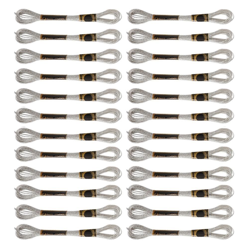 24pcs Polyester Thread Cross Stitch Threads Glitter Thread HandMade Yarn Embroidery Floss DIY Craft
24pcs Polyester Thread Cross Stitch Threads Glitter Thread HandMade Yarn Embroidery Floss DIY Craft