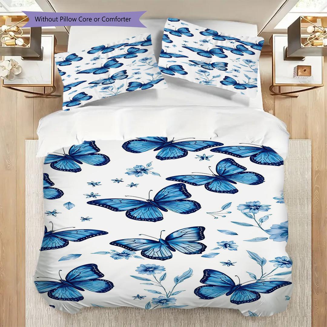1PC Butterflies, flowers Bedding Quilt Set Quilt Cover Pillowcase Home Decoration Birthday Gift (1 * duvet cover + 15 * pillowcase, without core) 135x200cm
1PC Butterflies, flowers Bedding Quilt Set Quilt Cover Pillowcase Home Decoration Birthday Gift (1 * duvet cover + 15 * pillowcase, without core) 135x200cm