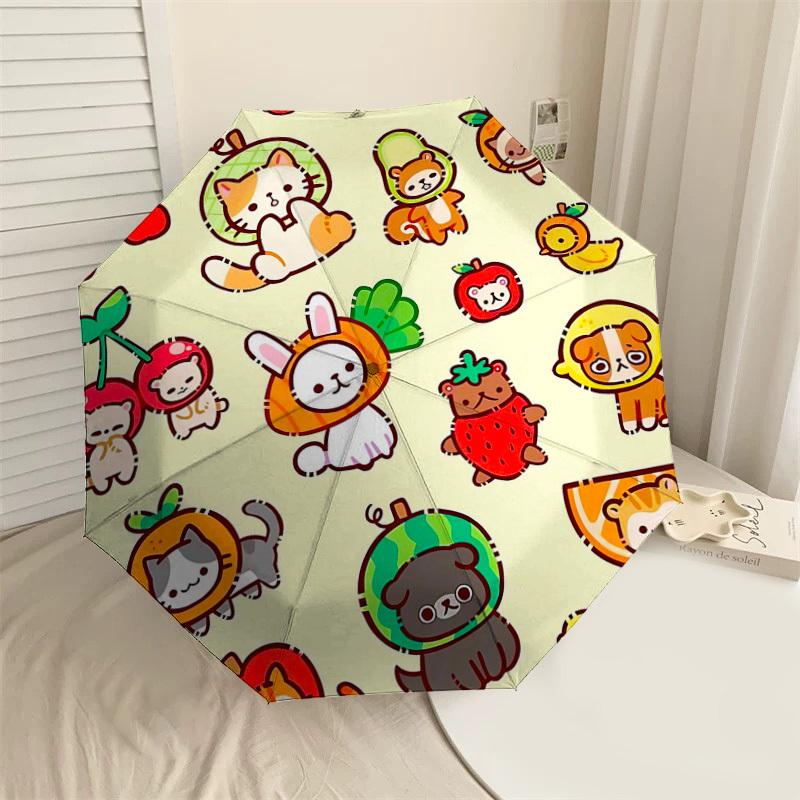 1PC cat fruit Umbrella-8-Rib Reinforced, Automatic Open, Lightweight & Durable, Cute Fashion Accessory for Outdoor-Y0385
1PC cat fruit Umbrella-8-Rib Reinforced, Automatic Open, Lightweight & Durable, Cute Fashion Accessory for Outdoor-Y0385