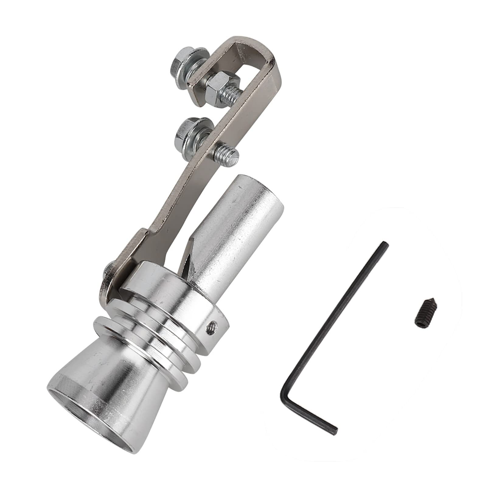 Резак для глушителя автомобиля Автомобильный глушитель Свисток турбо-звука Симулятор клапана Мини-автомобиль L