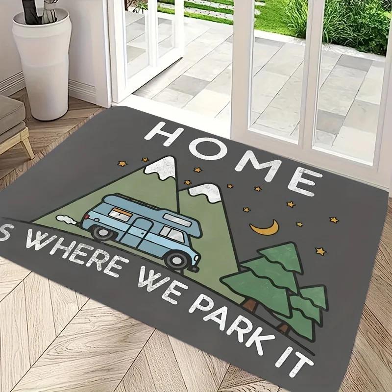 Fun Camping RV Theme Mat for Outdoor Enthusiast Home Front Door Porch Indoor Entryway RV Gear Area Non-Slip Durable Mat 40x60cm
Fun Camping RV Theme Mat for Outdoor Enthusiast Home Front Door Porch Indoor Entryway RV Gear Area Non-Slip Durable Mat 40x60cm