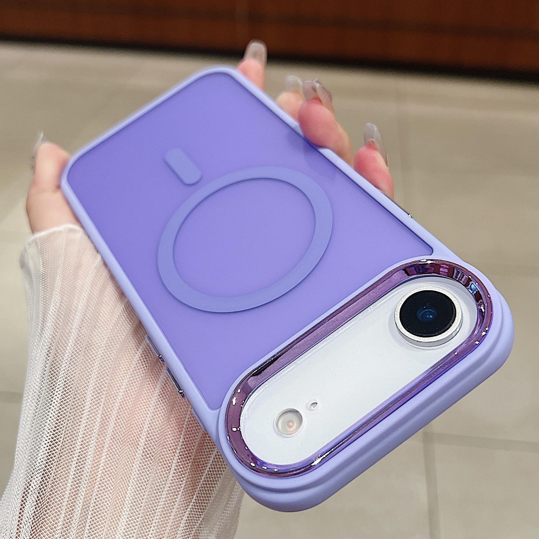 New for IPhone 17promax Phone Case with Skin Feel Matte Magnetic Suction for Apple 16e with Electroplated Lens Ring For iPhone7P/8P
New for IPhone 17promax Phone Case with Skin Feel Matte Magnetic Suction for Apple 16e with Electroplated Lens Ring For iPhone7P/8P