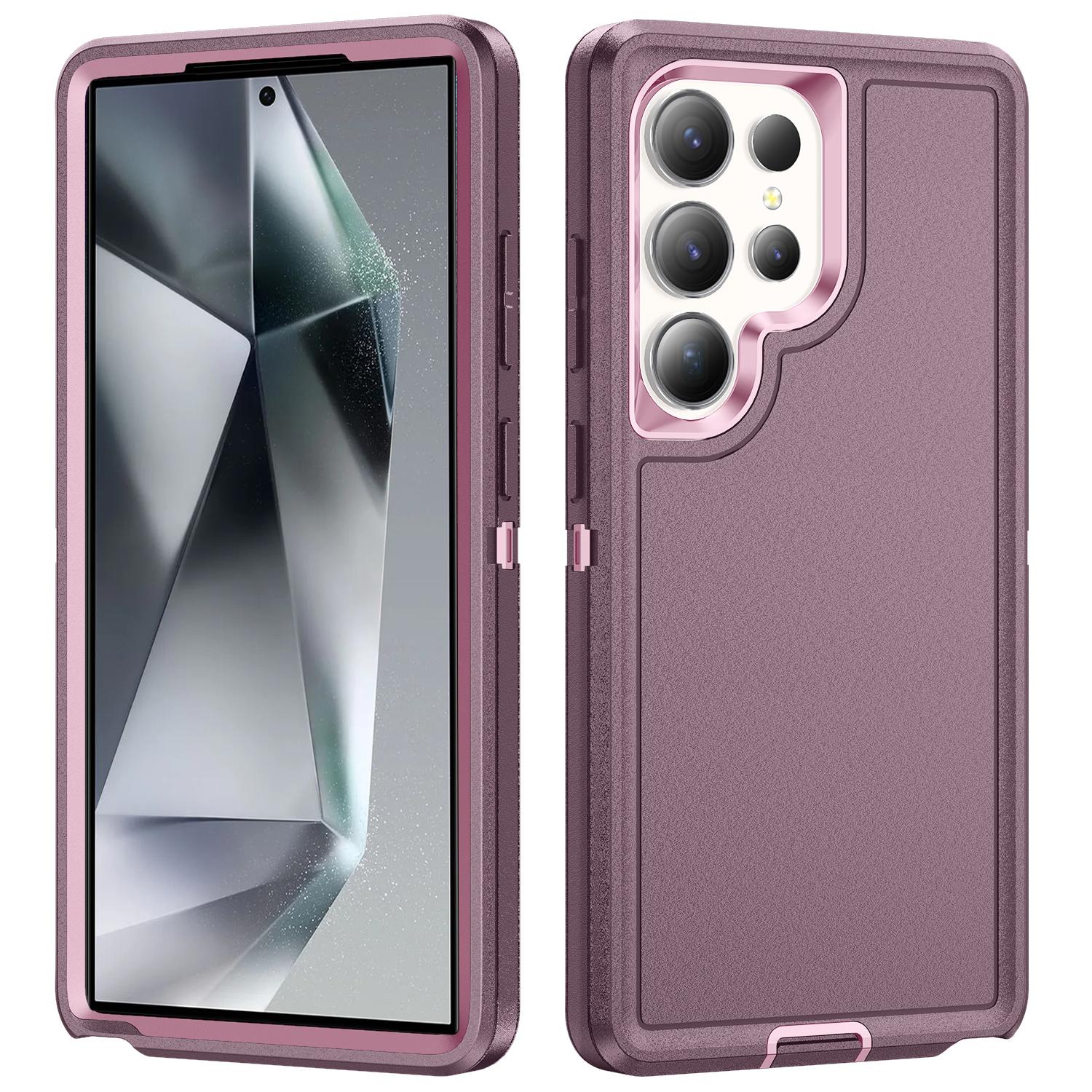 For Samsung Galaxy S25 Ultra Case PC+Silicone+EVA 3-in-1 Shockproof Phone Cover Purple+Pink
For Samsung Galaxy S25 Ultra Case PC+Silicone+EVA 3-in-1 Shockproof Phone Cover Purple+Pink