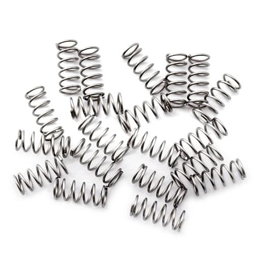 Musiclily Pro 10x4.5mm Stainless Steel Saddle Springs for Strat/Telecaster Electric Guitar Bridges, Original Colors (Pack of 20)
Musiclily Pro 10x4.5mm Stainless Steel Saddle Springs for Strat/Telecaster Electric Guitar Bridges, Original Colors (Pack of 20)