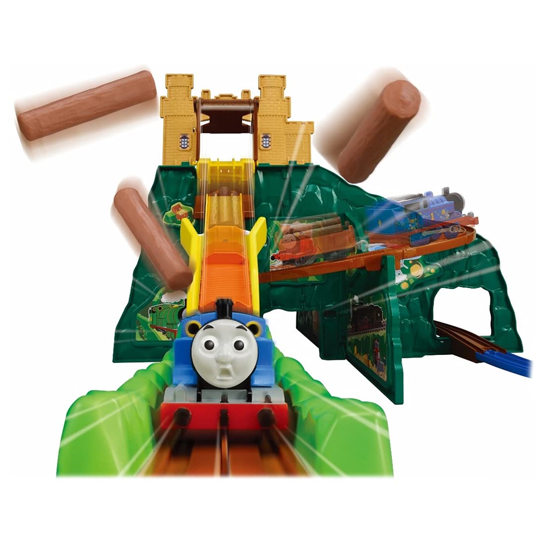 Plarail Thomas Thomas the Tank Engine Dokidoki Mountain DX перша бонусна бочка літаючий вантаж Брязкіт! Бум! (з автомобілем)
Plarail Thomas Thomas the Tank Engine Dokidoki Mountain DX перша бонусна бочка літаючий вантаж Брязкіт! Бум! (з автомобілем)