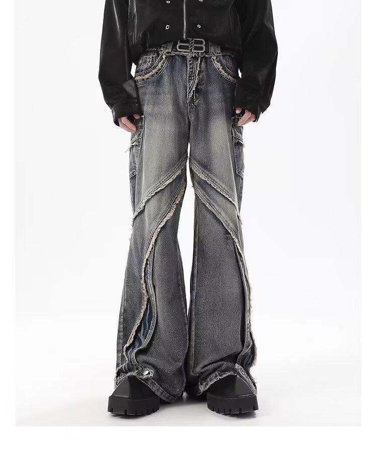 Трендовые джинсы с ретро-строчкой в стиле Харадзюку: Художественный японо-американский стиль 3XL синий
Трендовые джинсы с ретро-строчкой в стиле Харадзюку: Художественный японо-американский стиль 3XL синий