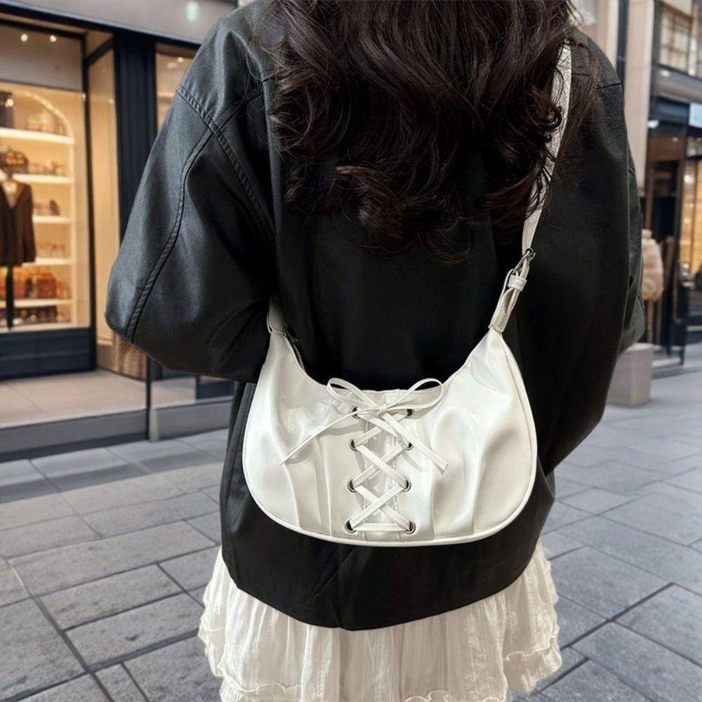 Balletcore Bow Handbag Korean Style PU Leather Underarm Bag Casual Bow Tie Shoulder Bag Girls червоний
Balletcore Bow Handbag Korean Style PU Leather Underarm Bag Casual Bow Tie Shoulder Bag Girls червоний