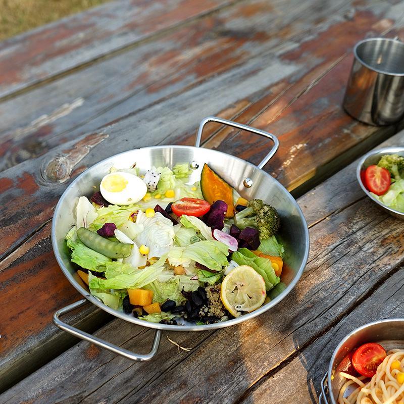 Stainless Steel Double-Handle Flat-Bottom Pot for Camping, BBQ, Korean Jjigae, Seafood, and Home Use 24cm
Stainless Steel Double-Handle Flat-Bottom Pot for Camping, BBQ, Korean Jjigae, Seafood, and Home Use 24cm
