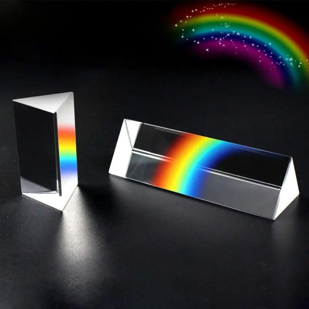 2 PCS Glass Optical Prisms Refracted Light Color Prisms Photographic Triangular Prism Children чорний
2 PCS Glass Optical Prisms Refracted Light Color Prisms Photographic Triangular Prism Children чорний