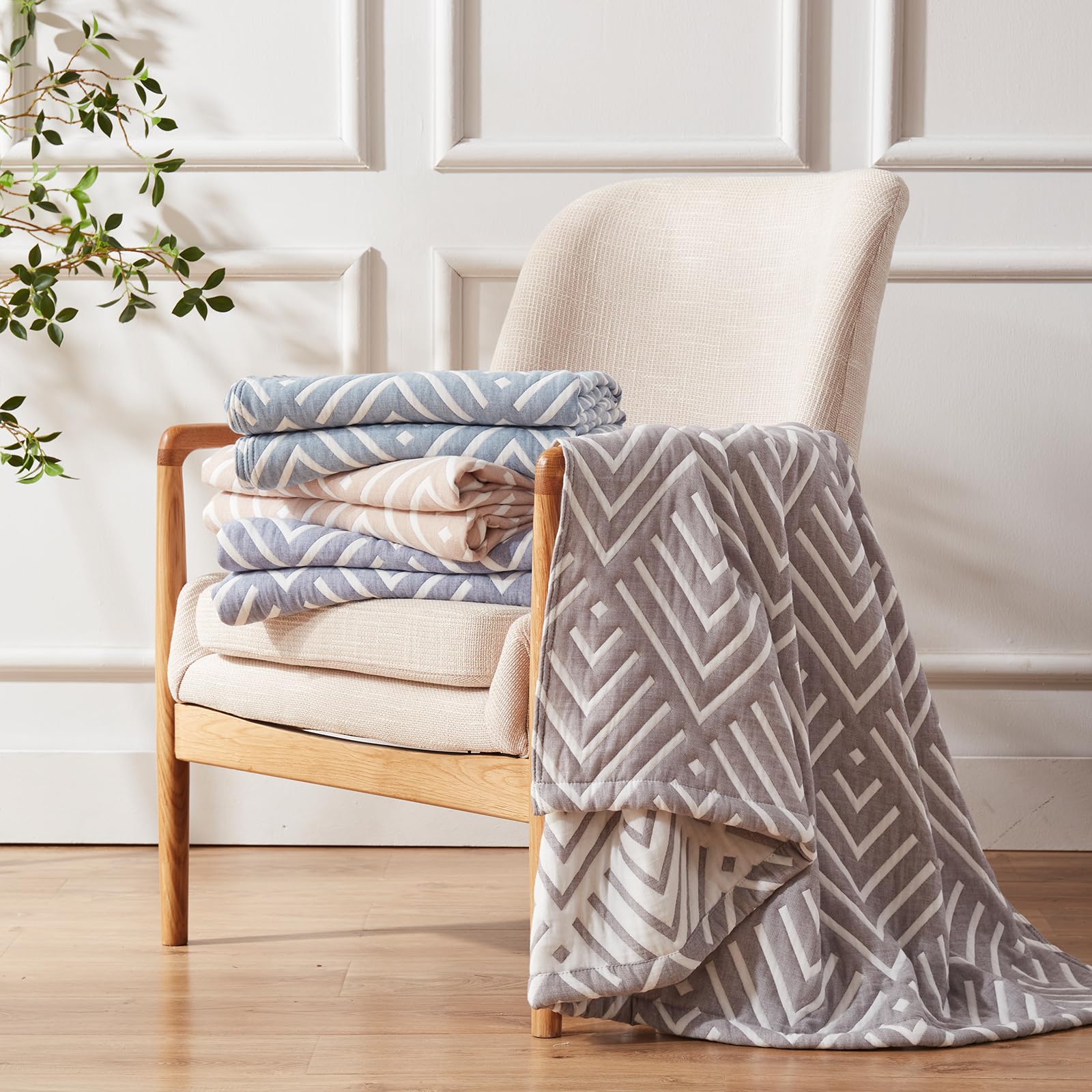 SE Softexly Gauze Summer Gauze 150cm x Gray Blanket, Single/Semi-Double Size, Blanket, Stylish, 6-Layer Fabric, 100% Cotton, Soft, Moisture-Wicking, серый
SE Softexly Gauze Summer Gauze 150cm x Gray Blanket, Single/Semi-Double Size, Blanket, Stylish, 6-Layer Fabric, 100% Cotton, Soft, Moisture-Wicking, серый