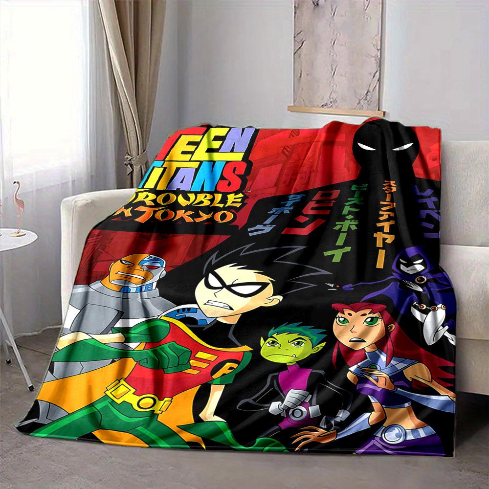 1pc Teen Titans Go! Flannel Throw Blanket - Lightweight Soft Warm All-Season Blanket for Sofa, Bed, Travel, Camping L1029112 80x120cm
1pc Teen Titans Go! Flannel Throw Blanket - Lightweight Soft Warm All-Season Blanket for Sofa, Bed, Travel, Camping L1029112 80x120cm