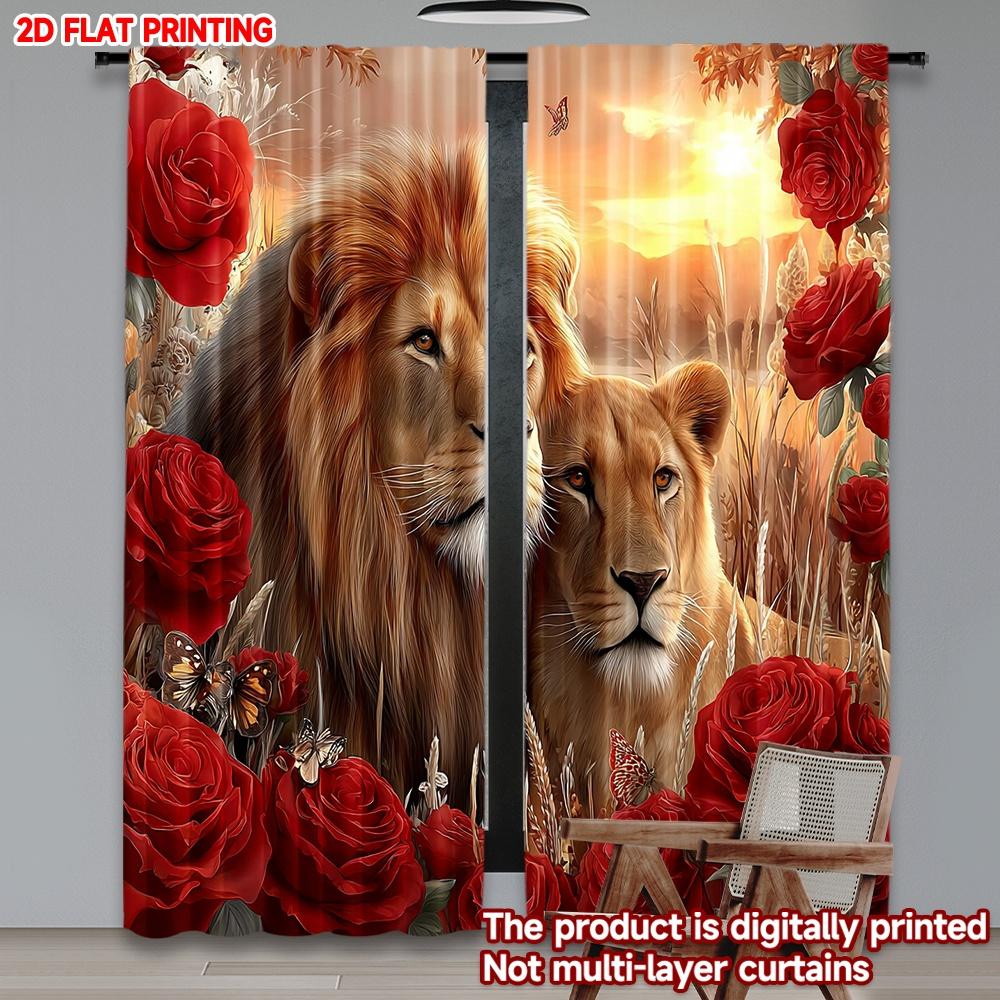 Set Of 2 Flat Printing Happy Valentine Day Curtain Family Digital Printed Polyester Drapes Party Made W100*H70(CM)-Grommet top&1PCS
Set Of 2 Flat Printing Happy Valentine Day Curtain Family Digital Printed Polyester Drapes Party Made W100*H70(CM)-Grommet top&1PCS