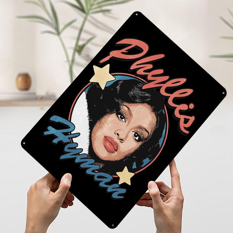 Phyllis Hyman Retro Portrait Printed Poster Customized Wall Art Retro Vintage Metal Tin Signs for Bedroom Decoration Room Decor 7.9x11.8In(20x30cm)
Phyllis Hyman Retro Portrait Printed Poster Customized Wall Art Retro Vintage Metal Tin Signs for Bedroom Decoration Room Decor 7.9x11.8In(20x30cm)