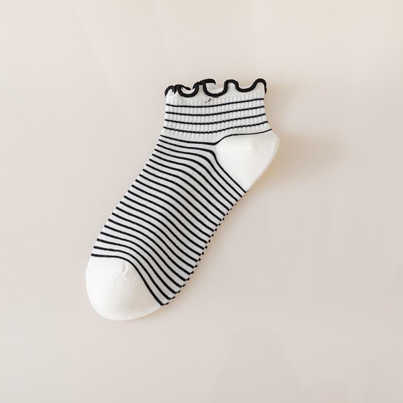 Women s Cute Ruffled Ankle Lace Socks - Black & White Summer Thin Japanese JK Style One Size
Women s Cute Ruffled Ankle Lace Socks - Black & White Summer Thin Japanese JK Style One Size
