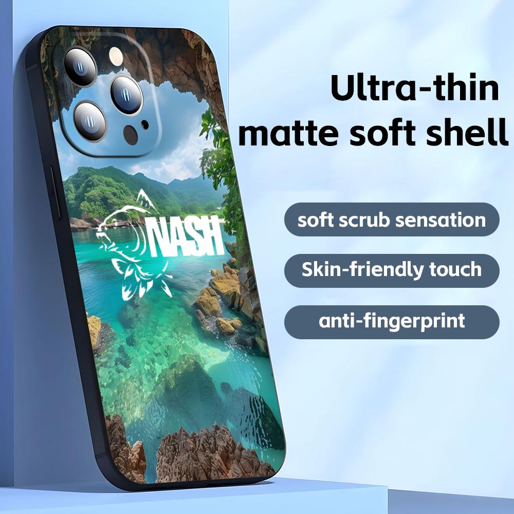 Fashion N-nasH Fishing Brand Phone Case For iPhone17 16 16e 15 14 13 12 11 Plus Mini Pro Max Soft black Shockproof Cover iPhone 14 Pro
Fashion N-nasH Fishing Brand Phone Case For iPhone17 16 16e 15 14 13 12 11 Plus Mini Pro Max Soft black Shockproof Cover iPhone 14 Pro