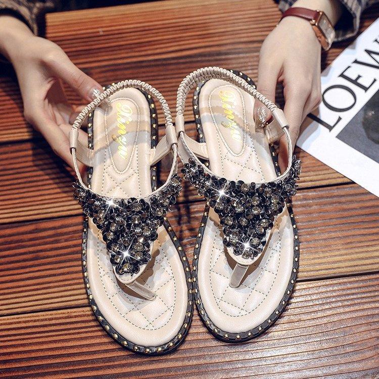 Foreign trade large size bohemian toe sandals women s summer fashion flat-bottomed rhinestone outer wear women s beach sandals 41
Foreign trade large size bohemian toe sandals women s summer fashion flat-bottomed rhinestone outer wear women s beach sandals 41