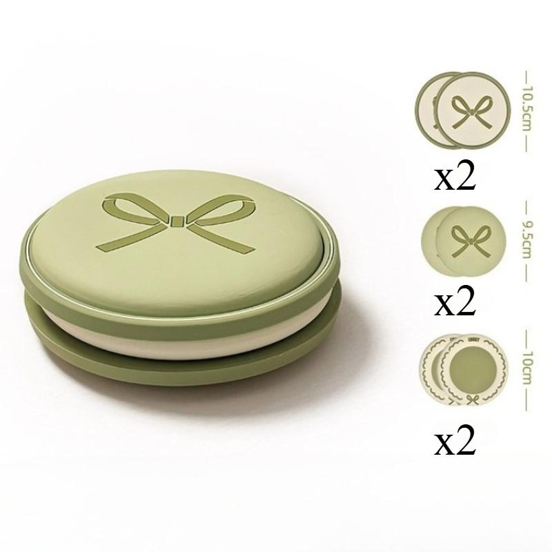 6-piece Set of Soft Silicone Coasters Cartoon-themed Heat-resistant Non-slip Coasters Creative Breakfast Cup Insulators 6pcs SET зелений
6-piece Set of Soft Silicone Coasters Cartoon-themed Heat-resistant Non-slip Coasters Creative Breakfast Cup Insulators 6pcs SET зелений