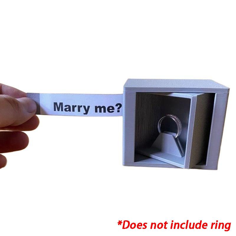 Rotating Ring Box Proposal Ring Storage Box Pull Up Note Surprise Boxes Wedding Rings Packaging Gift Boxes for Girlfriend серый
Rotating Ring Box Proposal Ring Storage Box Pull Up Note Surprise Boxes Wedding Rings Packaging Gift Boxes for Girlfriend серый