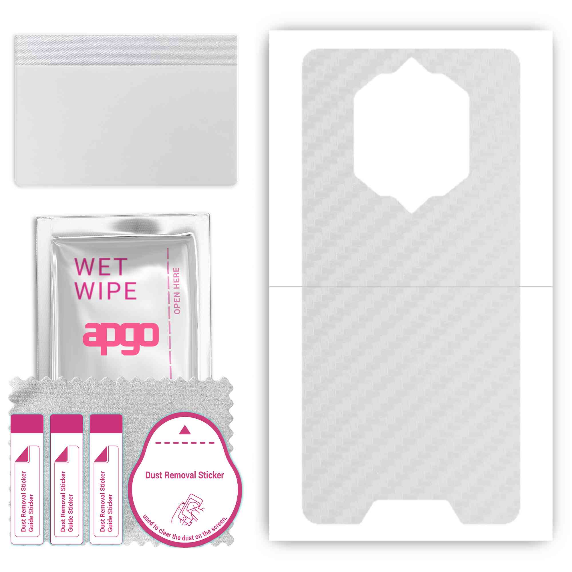 Apgo Protective Skin Sticker для задньої панелі, сумісної з Blackview BV6600 Pro, Wrap Film, Foil, Vinyl - Pattern Transparent Carbon
Apgo Protective Skin Sticker для задньої панелі, сумісної з Blackview BV6600 Pro, Wrap Film, Foil, Vinyl - Pattern Transparent Carbon