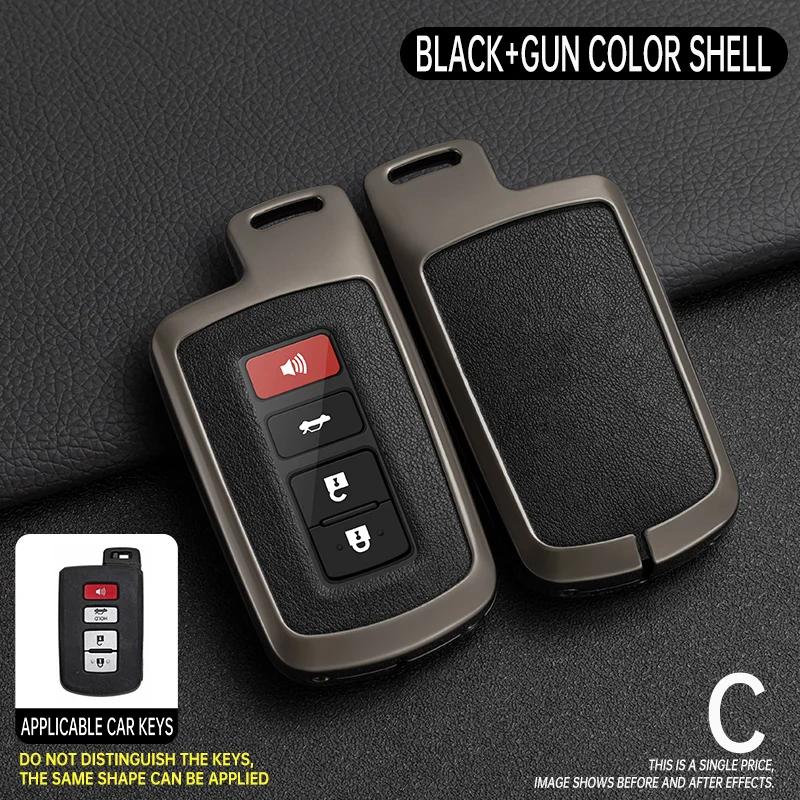 Metal Leather Car Key Case Cover For Toyota Prius CHR Aygo Corolla Yaris RAV4 Camry Land Cruiser Highlander Prado Auris Avalon
Metal Leather Car Key Case Cover For Toyota Prius CHR Aygo Corolla Yaris RAV4 Camry Land Cruiser Highlander Prado Auris Avalon