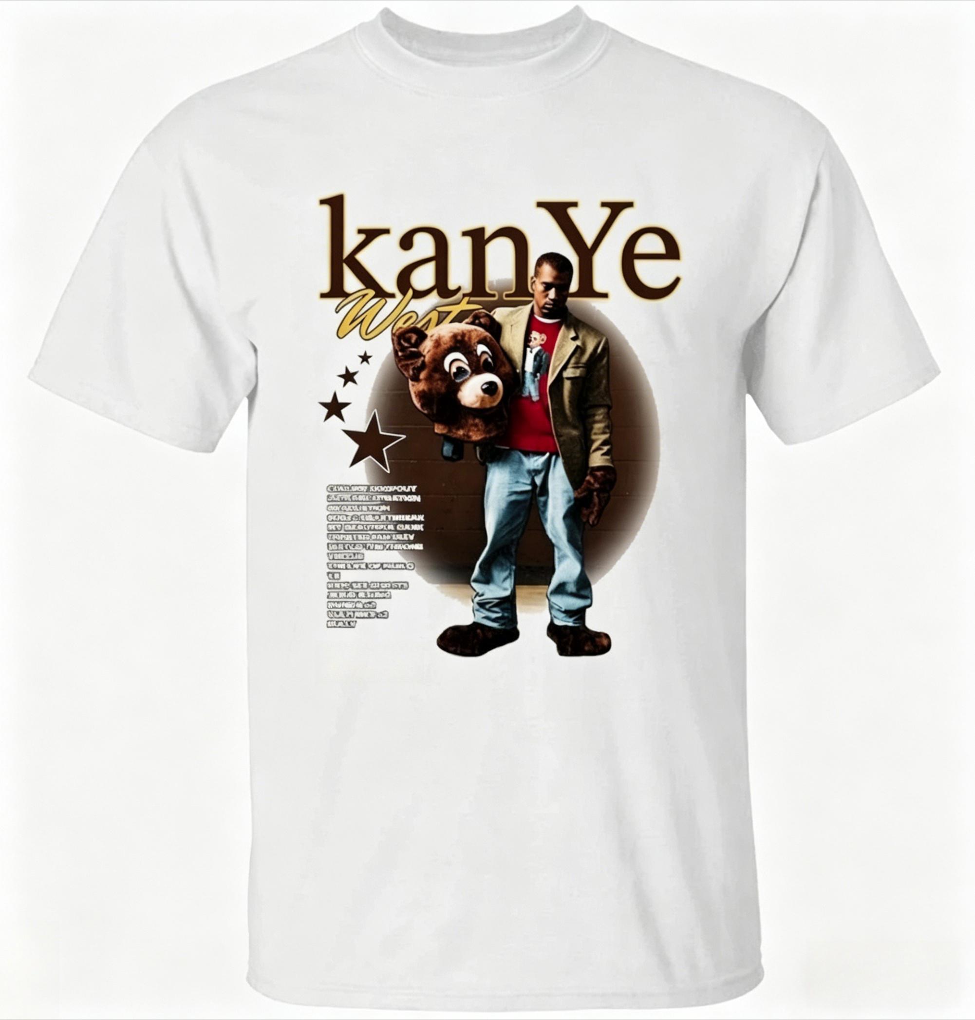 2026 New Kanye West Vintage Retro Bear Graphic Tee Shirt Hip Hop Streetwear Rap Music Unisex Black Summer for Unisex Tshirt M
2026 New Kanye West Vintage Retro Bear Graphic Tee Shirt Hip Hop Streetwear Rap Music Unisex Black Summer for Unisex Tshirt M