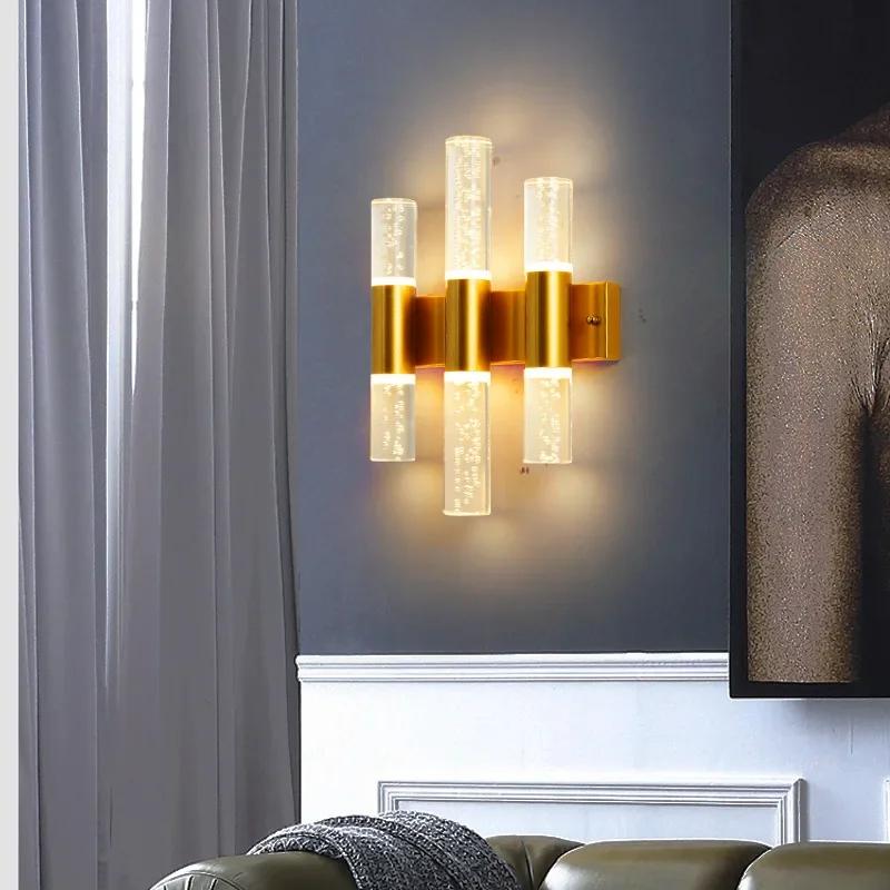 Bubble K9 Crystal Настенный светильник LED Space Алюминиевый водопроводный бра Золотая трубчатая лампа Роскошь Современный Простой
Bubble K9 Crystal Настенный светильник LED Space Алюминиевый водопроводный бра Золотая трубчатая лампа Роскошь Современный Простой