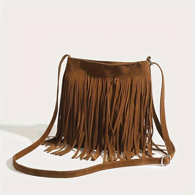 Lightweight Crossbody Bag with Tassels, Featuring an Adjustable Strap коричневий
Lightweight Crossbody Bag with Tassels, Featuring an Adjustable Strap коричневий