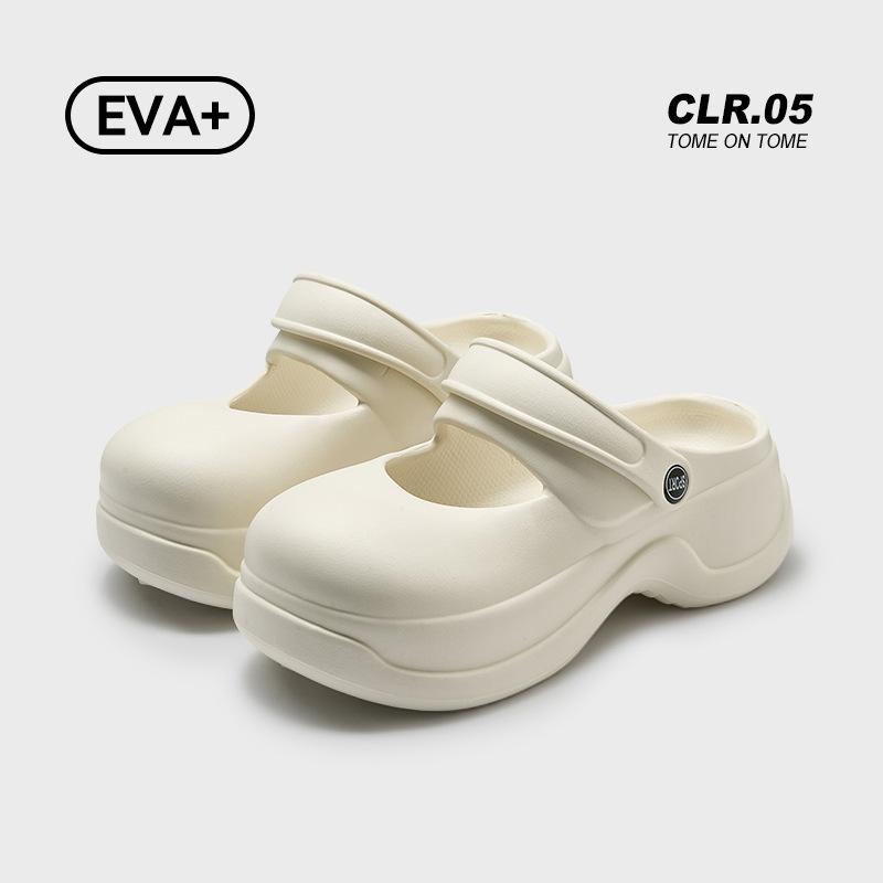 Туфли Мэри Джейн женские носят на высокой платформе модные универсальные пляжные крутые тапочки дышащие нескользящие туфли с отверстиями 36-37 (suitable for sizes 35-36) белый
Туфли Мэри Джейн женские носят на высокой платформе модные универсальные пляжные крутые тапочки дышащие нескользящие туфли с отверстиями 36-37 (suitable for sizes 35-36) белый