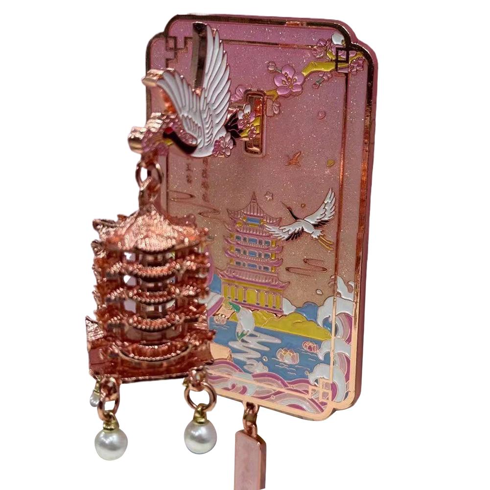 Huanghe Tower Refrigerator Sticker Pink Flying Crane Flowing Light Cherry Blossom Style Metal Magnetic Refrigerator Sticker Deco
Huanghe Tower Refrigerator Sticker Pink Flying Crane Flowing Light Cherry Blossom Style Metal Magnetic Refrigerator Sticker Deco
