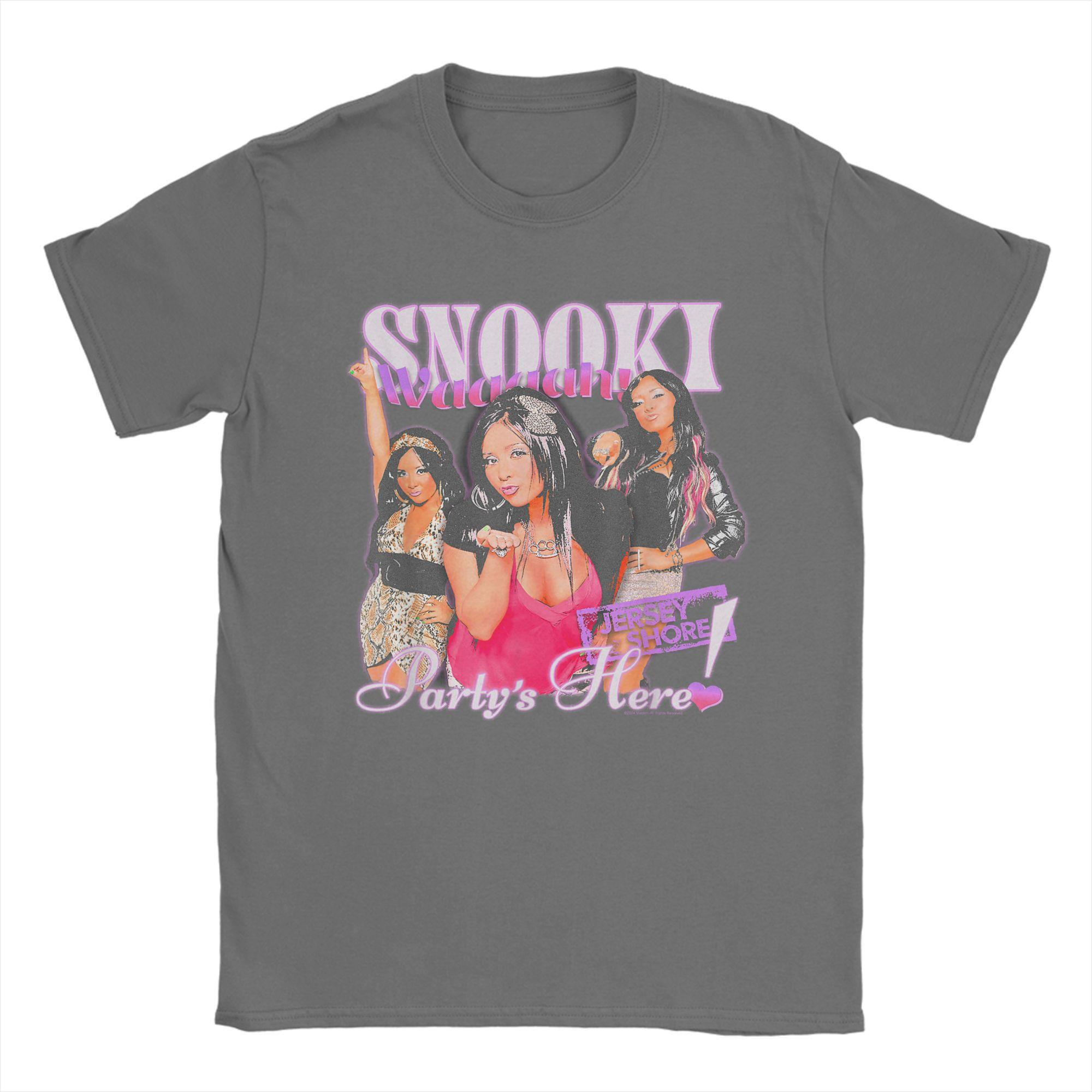 Jersey Shore Party s Here Snooki Men T Shirts Vintage Reality TV Show Vintage Tee Shirt Short Sleeve T-Shirts Pure Cotton Tops 3XL
Jersey Shore Party s Here Snooki Men T Shirts Vintage Reality TV Show Vintage Tee Shirt Short Sleeve T-Shirts Pure Cotton Tops 3XL