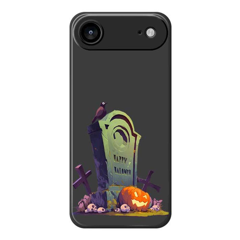 For iPhone 17 Air Case Halloween Tombstone Pattern Printing Straight Edge TPU Phone Back Cover Black
For iPhone 17 Air Case Halloween Tombstone Pattern Printing Straight Edge TPU Phone Back Cover Black