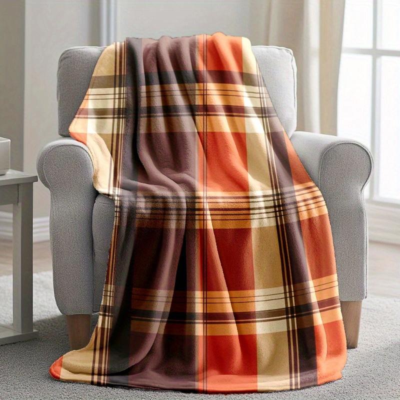 1pc Autumn Thanksgiving Orange Plaid Fleece Throw Blanket, Perfect Gift for Fall Season & Rustic Home Enthusiasts 75cmx90cm
1pc Autumn Thanksgiving Orange Plaid Fleece Throw Blanket, Perfect Gift for Fall Season & Rustic Home Enthusiasts 75cmx90cm