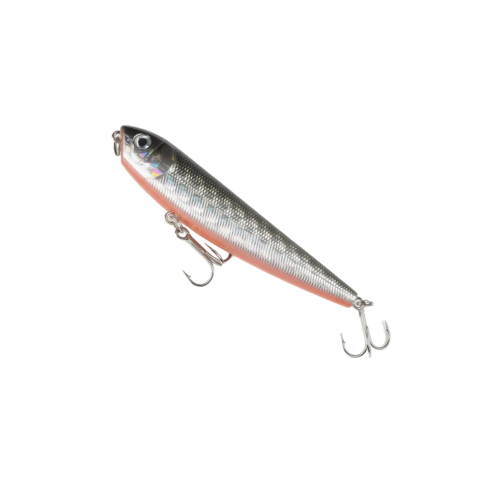 Fishing Lure Bionic Hard Bait Artificial Minnow Lure with Treble Hooks for Freshwater Saltwater Fishing Tackle one size
Fishing Lure Bionic Hard Bait Artificial Minnow Lure with Treble Hooks for Freshwater Saltwater Fishing Tackle one size