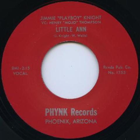 7inch Record JIMMIE PLAYBOY KNIGHT - Little Ann / At Nadens Ebony Door PHYNK1753 Phynk UK Blues
7inch Record JIMMIE PLAYBOY KNIGHT - Little Ann / At Nadens Ebony Door PHYNK1753 Phynk UK Blues