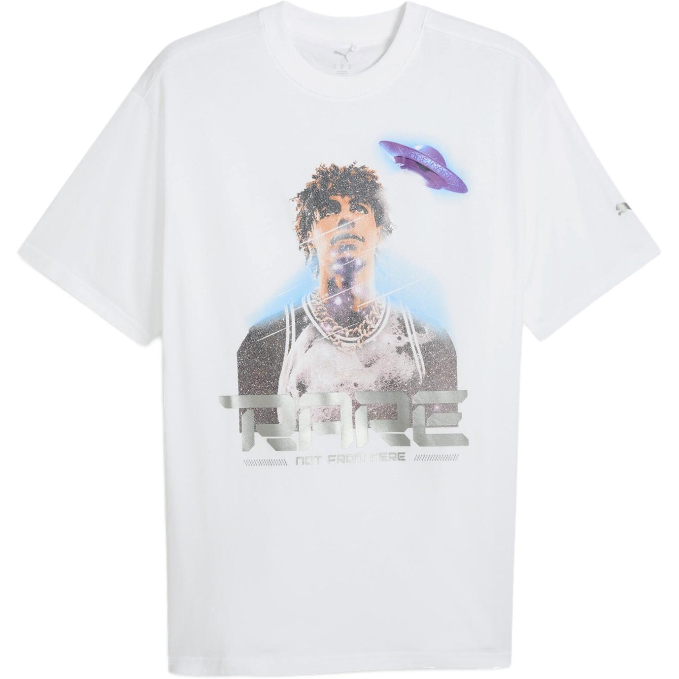 Puma Melorare Loose Basketball Print Short Sleeve T-Shirt Men Tops White 630678-01 XL
Puma Melorare Loose Basketball Print Short Sleeve T-Shirt Men Tops White 630678-01 XL