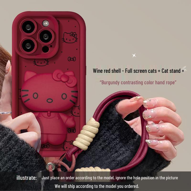 Cartoon Kitty Cat Mirror Stand Phone Case for iPhone 14, 15 Pro, and 8P - All-Inclusive Soft Cover iPhone 11 Pro
Cartoon Kitty Cat Mirror Stand Phone Case for iPhone 14, 15 Pro, and 8P - All-Inclusive Soft Cover iPhone 11 Pro