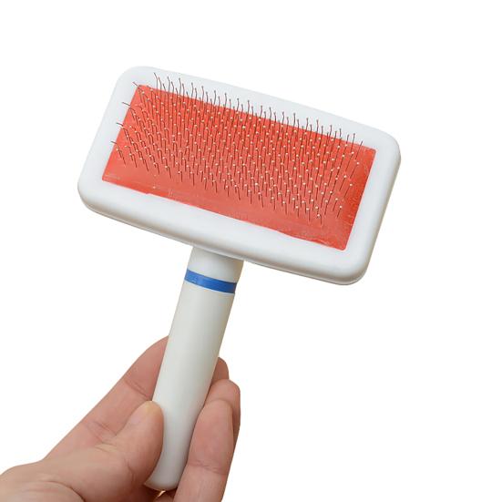 Расческа для волос Гибкие зубцы Очистка Деревянная ручка Щетка для шерсти собаки 2
Расческа для волос Гибкие зубцы Очистка Деревянная ручка Щетка для шерсти собаки 2