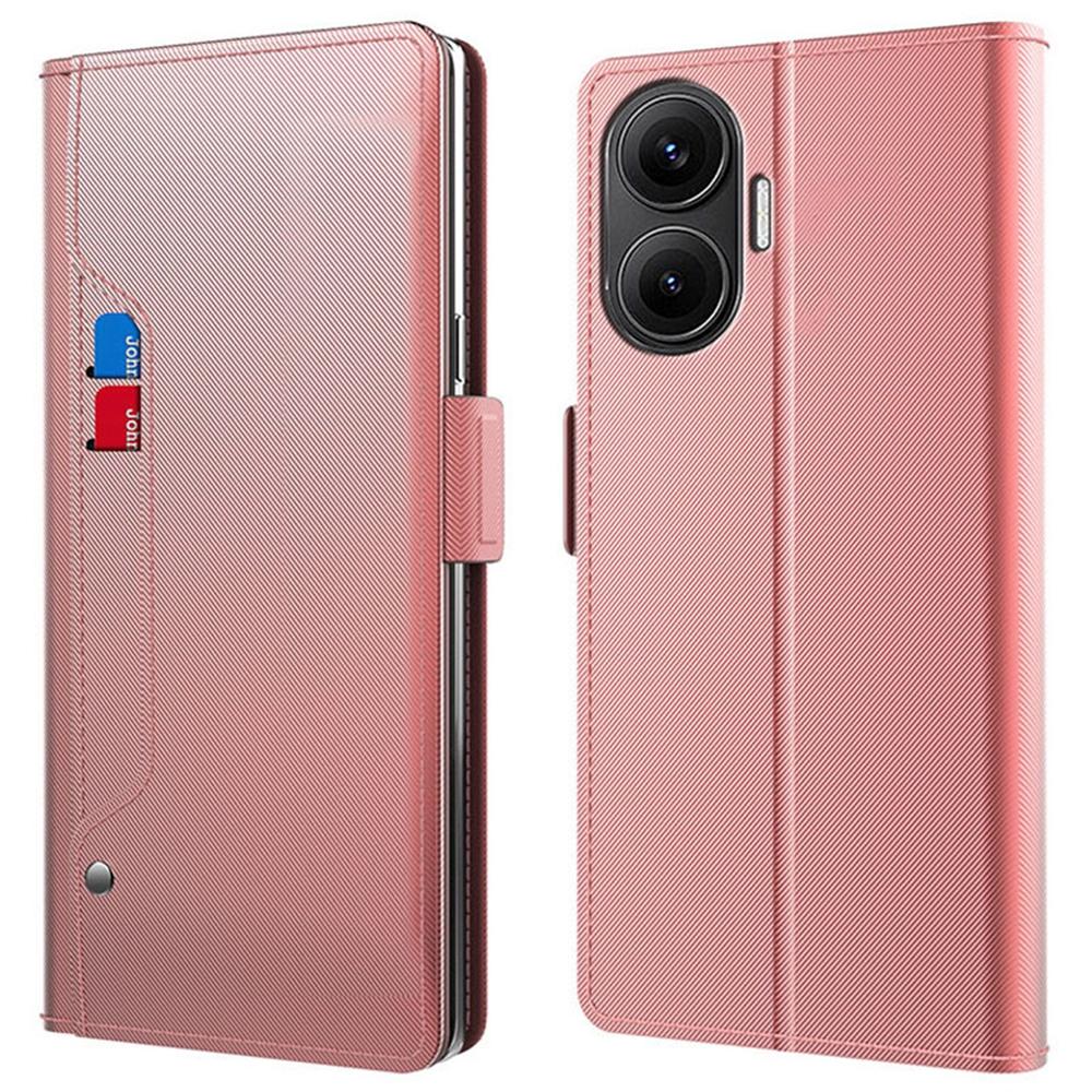 For Xiaomi Poco F7 5G/Redmi Turbo 4 Pro 5G Case Stand PU Leather Phone Cover Card Holder Mirror Rose Gold
For Xiaomi Poco F7 5G/Redmi Turbo 4 Pro 5G Case Stand PU Leather Phone Cover Card Holder Mirror Rose Gold
