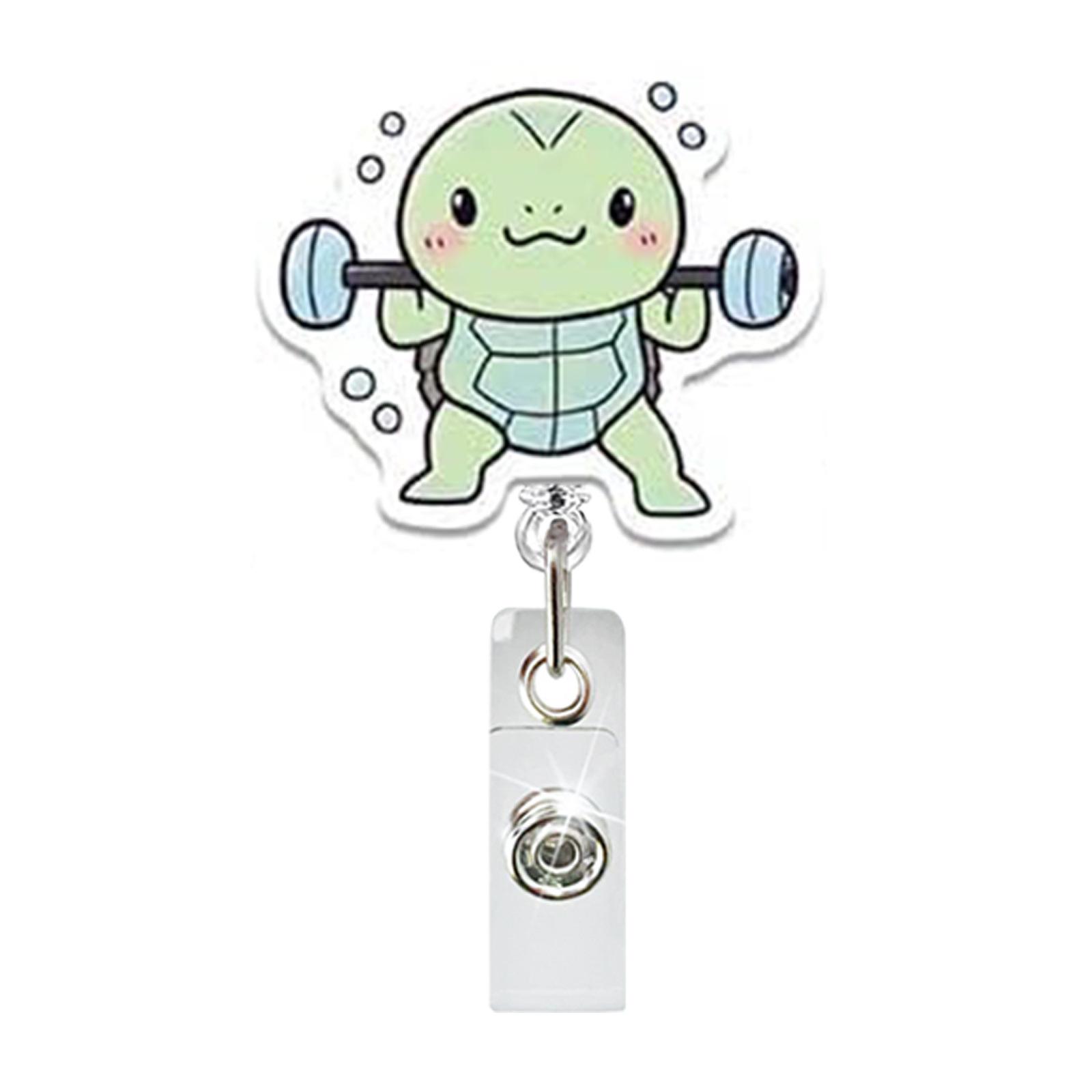 Cute Turtle Drinks Plays Badge Holder Nurse Acrylic Retractable Rotating Scroll Doctor Id Holder Card Badge Reel Clip Buckle
Cute Turtle Drinks Plays Badge Holder Nurse Acrylic Retractable Rotating Scroll Doctor Id Holder Card Badge Reel Clip Buckle