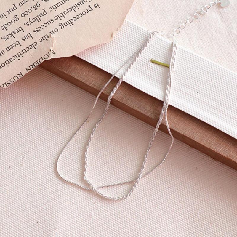 Remold Casual Minimalist Anklet Silver Double Chain Women s ONECOLOR
Remold Casual Minimalist Anklet Silver Double Chain Women s ONECOLOR