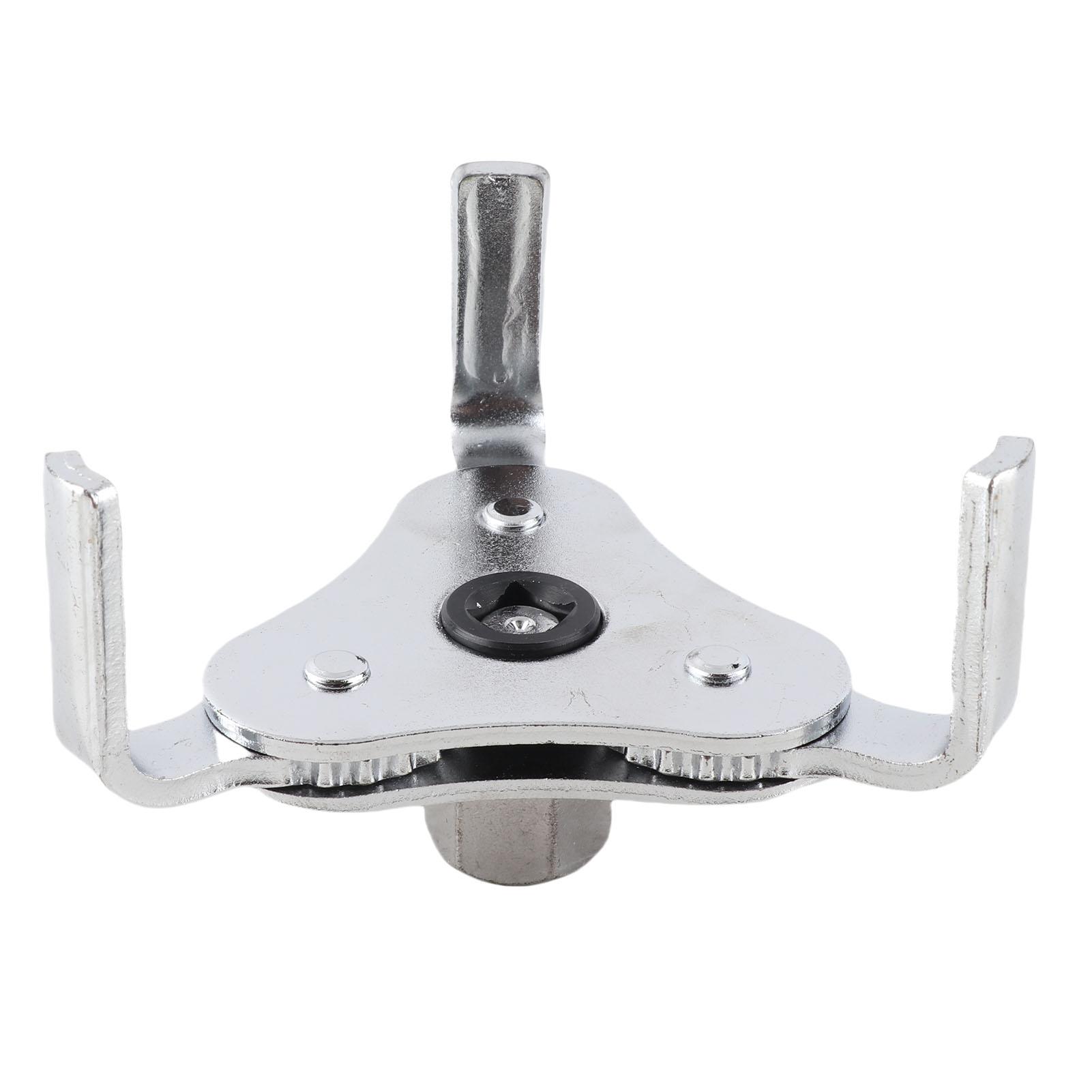 Oil Filter Key, Two Way Wrench Tool with 3 Jaw for Quick Catching, Works with 1/2 Inch Ratchet Drive Tool, 45# Steel Constructio
Oil Filter Key, Two Way Wrench Tool with 3 Jaw for Quick Catching, Works with 1/2 Inch Ratchet Drive Tool, 45# Steel Constructio