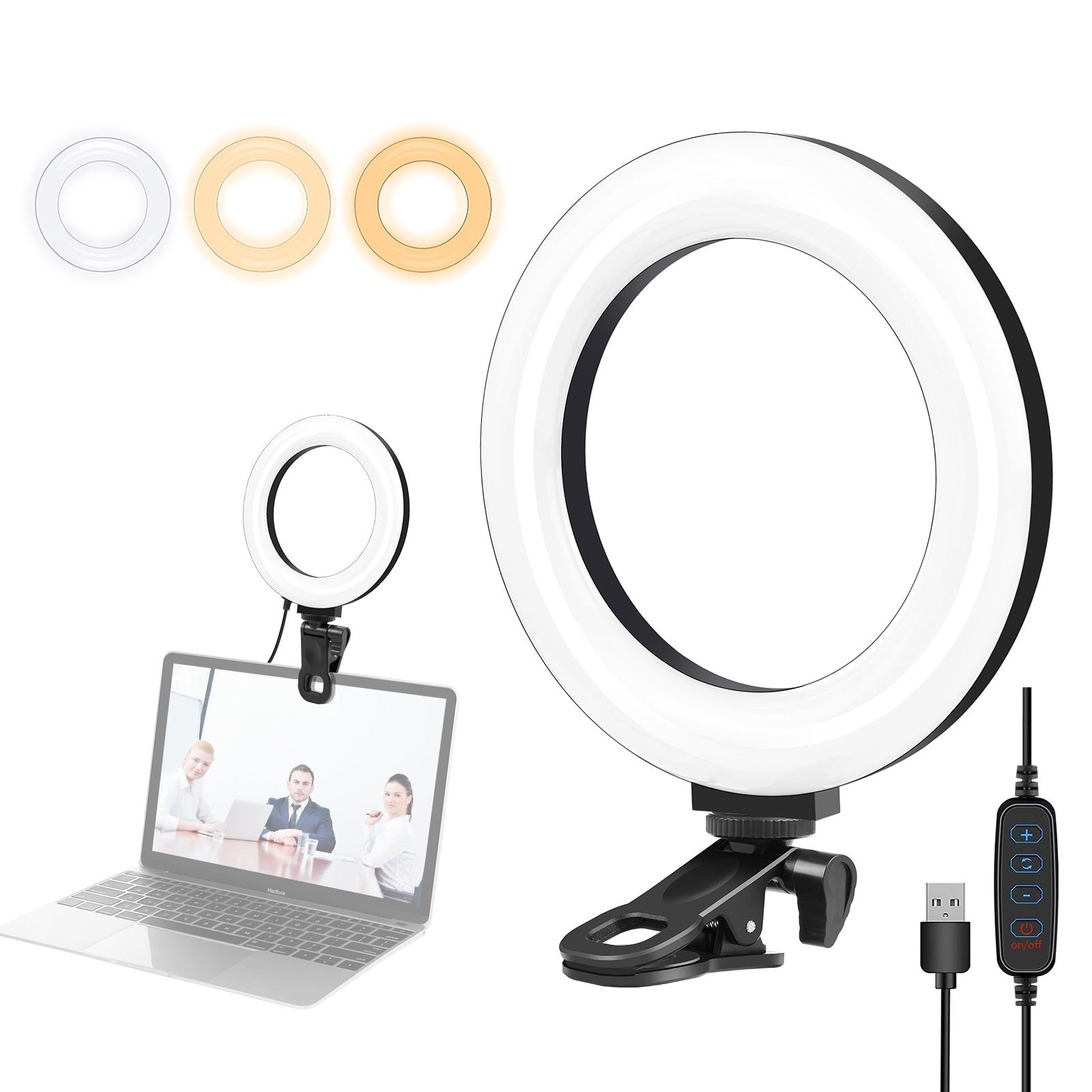 PULUZ PU568B 6.2 Inch 16cm Dimmable Ring Light Photography Video Conference Curved LED Selfie Fill Light A
PULUZ PU568B 6.2 Inch 16cm Dimmable Ring Light Photography Video Conference Curved LED Selfie Fill Light A