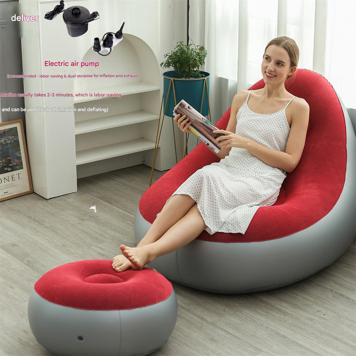 Inflatable lazy sofa flocking sofa chair office lunch break lying relaxation chair foldable outdoor bed photography shop chair e бордовий
Inflatable lazy sofa flocking sofa chair office lunch break lying relaxation chair foldable outdoor bed photography shop chair e бордовий