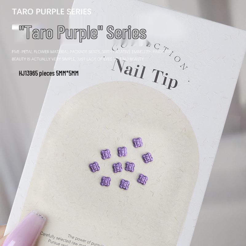 Nail Art Charms: Taro Purple Bows, Hearts, Pearls, Bowties & Camellia Flowers (5 Pcs)
Nail Art Charms: Taro Purple Bows, Hearts, Pearls, Bowties & Camellia Flowers (5 Pcs)
