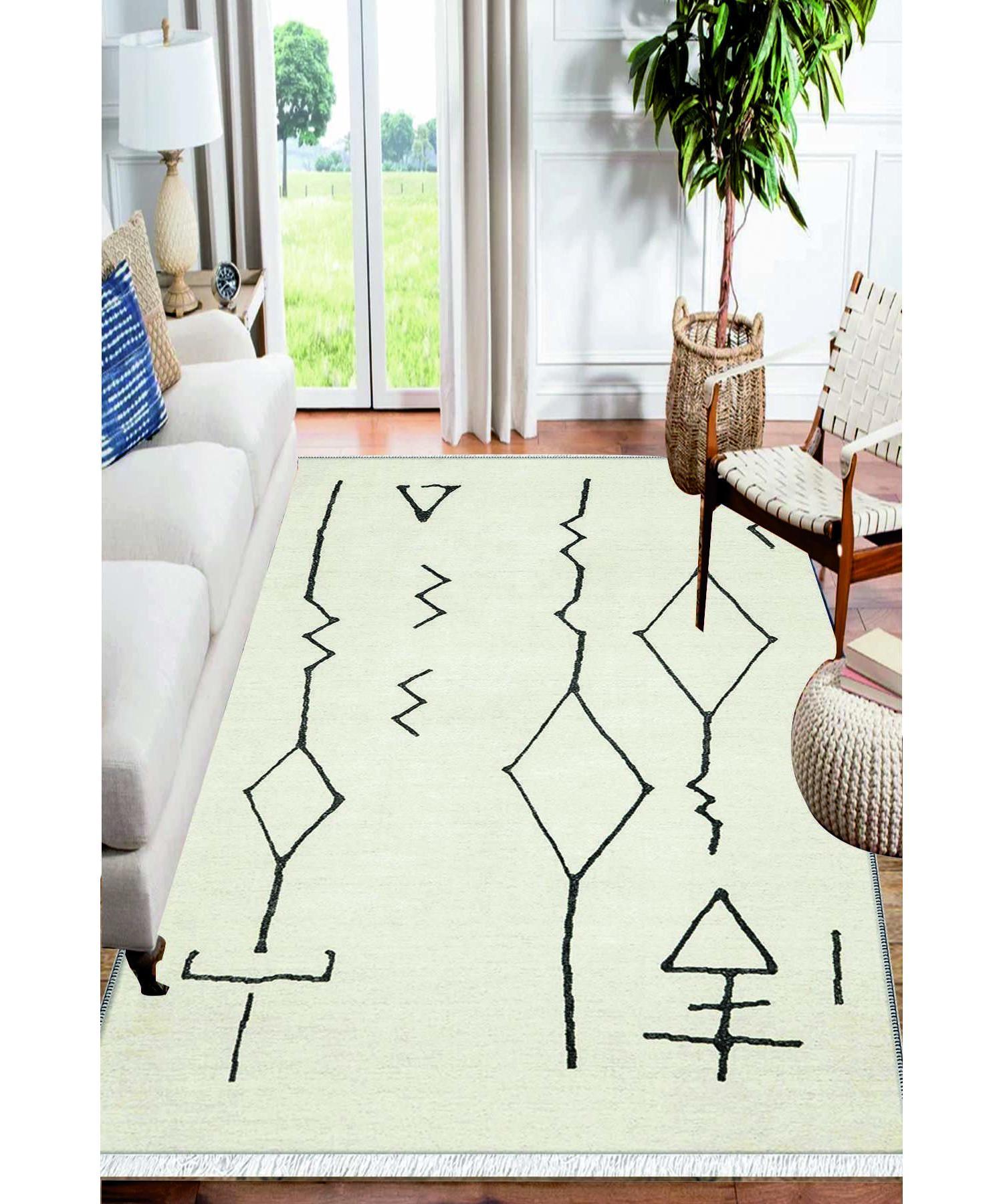 Черно-белый моющийся нескользящий коврик для гостиной со скандинавским рисунком, декоративный Kilim Arm-1189
Черно-белый моющийся нескользящий коврик для гостиной со скандинавским рисунком, декоративный Kilim Arm-1189