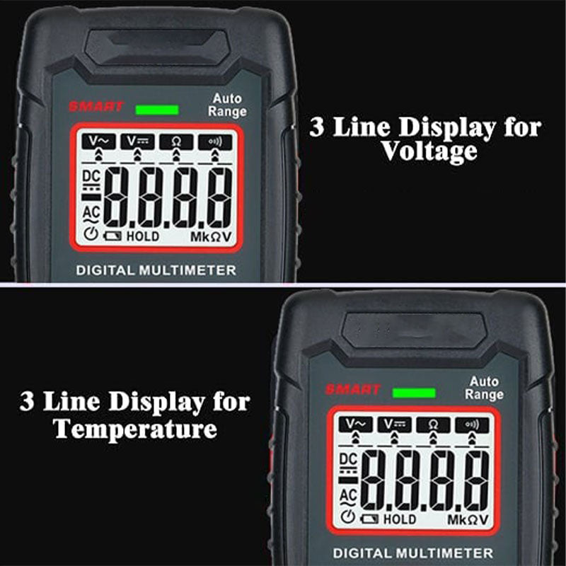AN109 Portable Digital Smart Multimeter High-precision Intelligent Anti-burn NCV on-off AC/DC Voltage Electrician Repair Tools
AN109 Portable Digital Smart Multimeter High-precision Intelligent Anti-burn NCV on-off AC/DC Voltage Electrician Repair Tools
