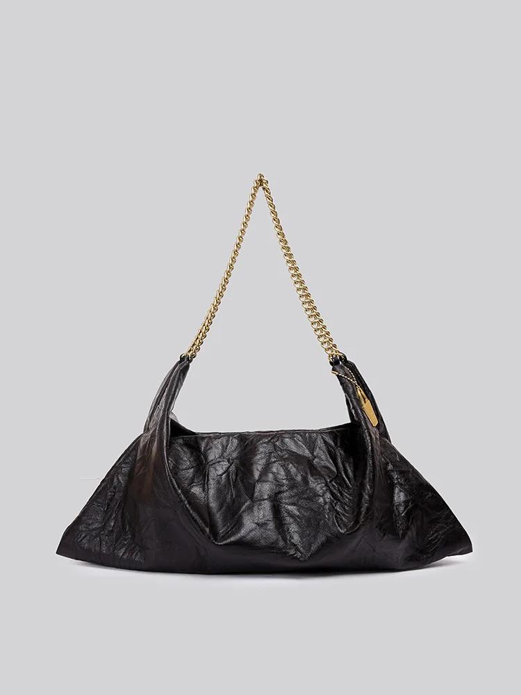 Fashi Folds Women Shoulder bags big capacity PU leather female hobos handbag Casual Commuter Chain ladies armpit bag totes чёрный
Fashi Folds Women Shoulder bags big capacity PU leather female hobos handbag Casual Commuter Chain ladies armpit bag totes чёрный