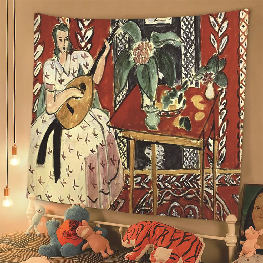 Matisse Art Tapestry Classical Masterpiece Wall Hanging Bedroom Background Wall Decor Cloth 74x94cm(29x37in)
Matisse Art Tapestry Classical Masterpiece Wall Hanging Bedroom Background Wall Decor Cloth 74x94cm(29x37in)